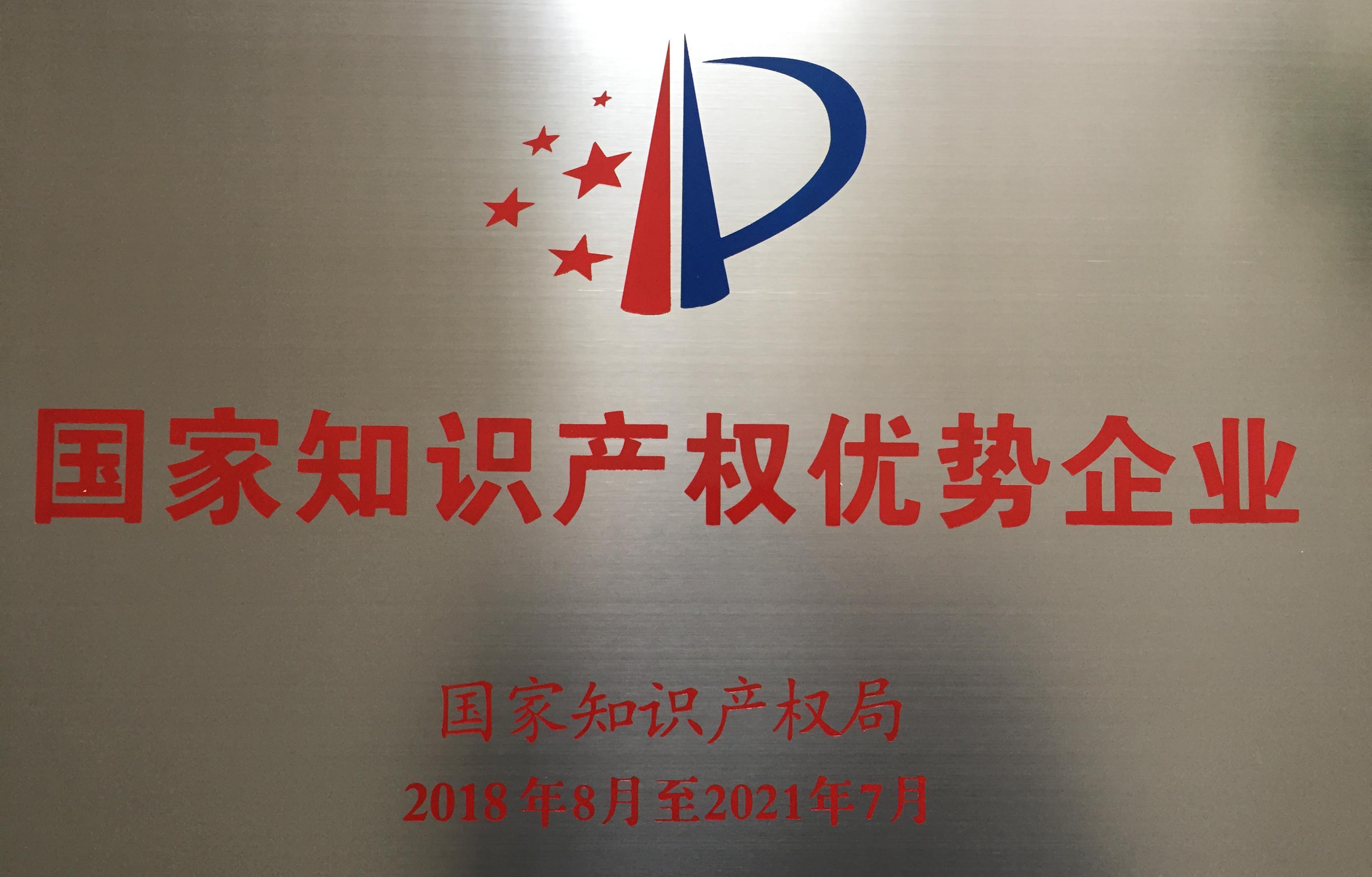 國家知識(shí)產(chǎn)權(quán)優(yōu)勢(shì)企業(yè)